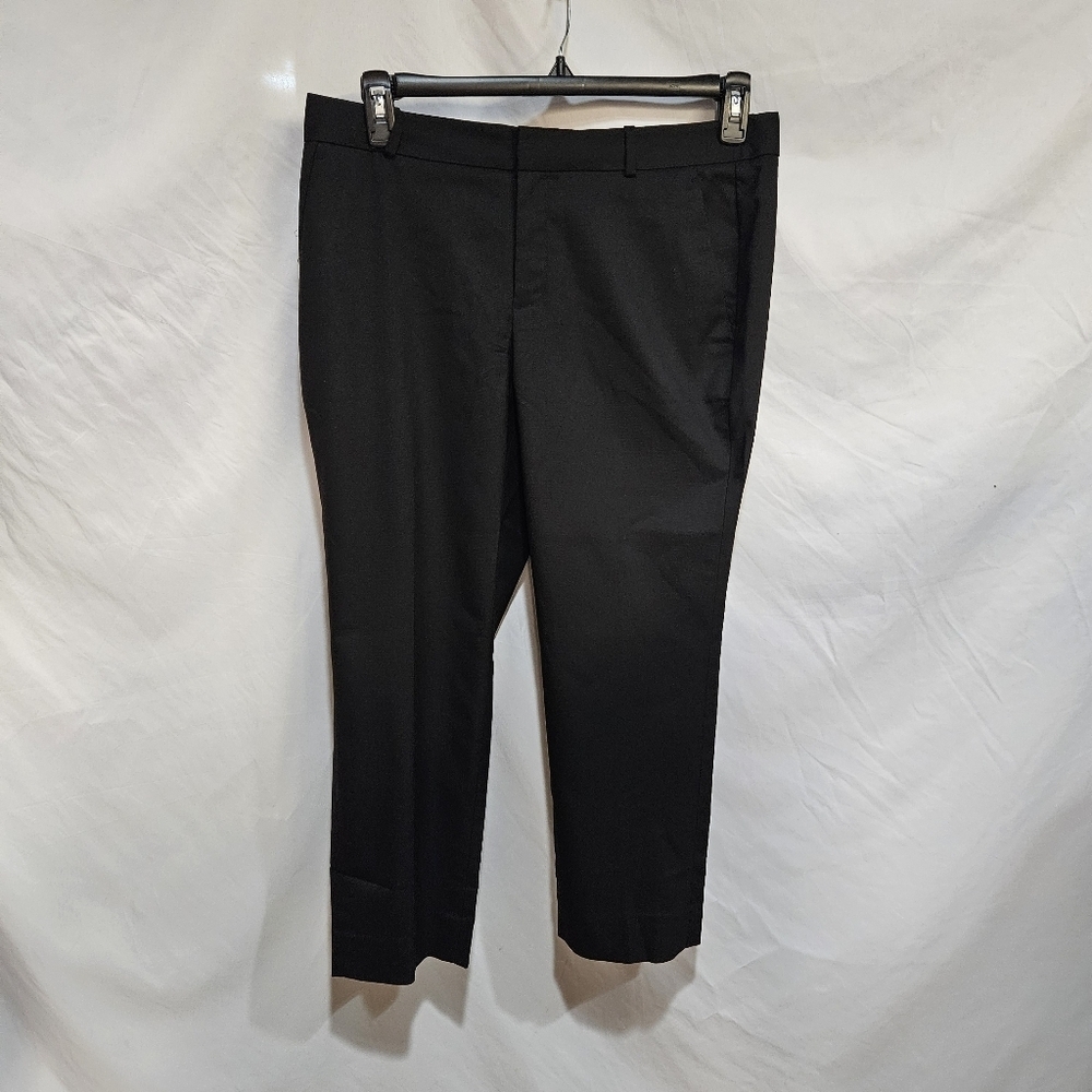 NWT Banana Republic Avery Pants size 10p Mid Rise Ankle Length Black NWT $90